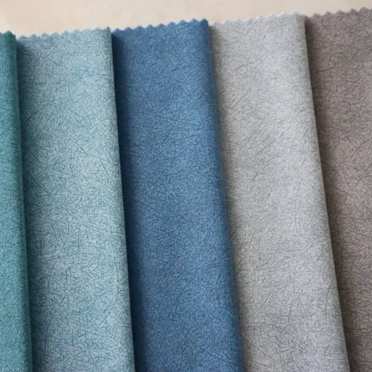 Scratch Brush Print Holland Velvet Upholstery Fabric factory Scratch Brush Print Holland Velvet Upholstery Fabric factory